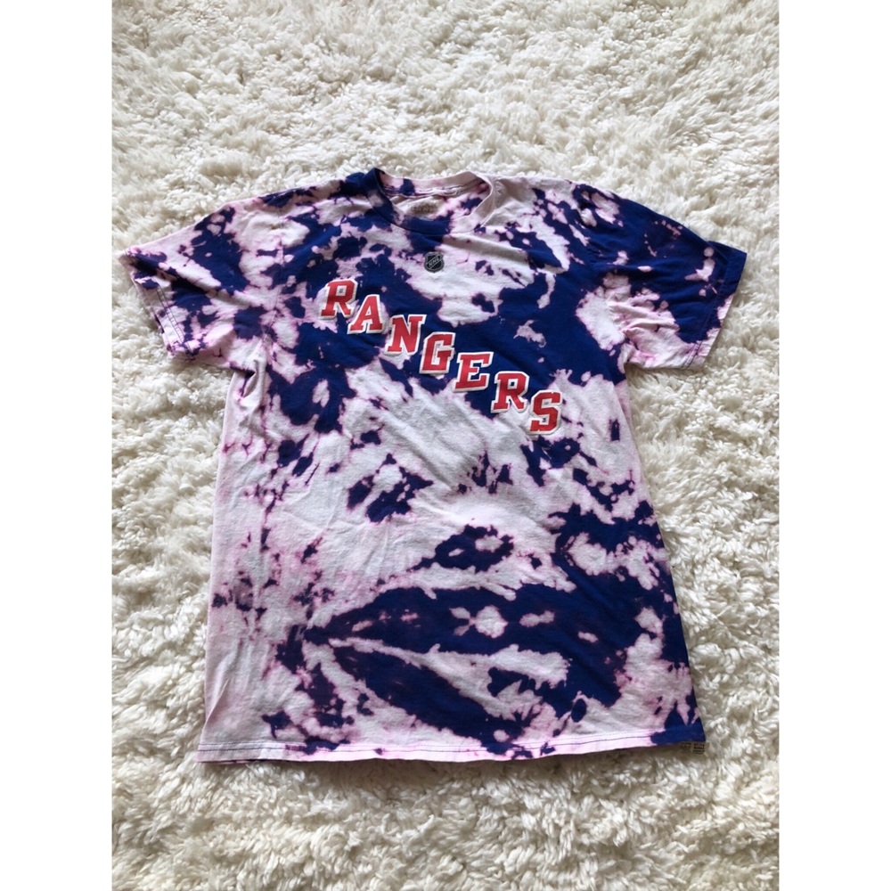 🆙♻️ UPCYCLED NY RANGERS TIE DYE! 🏒